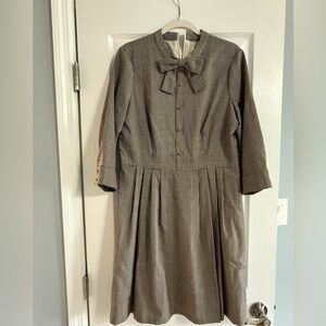 Gal Meets Glam Houndstooth Dress